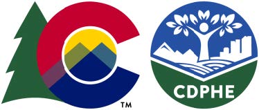 Colorado Department of Public Health and the Environment Logo